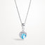 Blue Topaz Pendant Heart