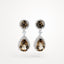 Smokey Topaz Earrings Ember elegance