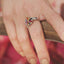 Multi Sapphire Ring Daisy