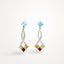 Mixed Earrings in 4 colours Chic
