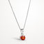 Orange Sapphire Pendant Luck