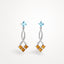 Mixed Earrings in 2 colours Chic