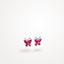 Ruby Earrings Butterfly