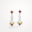 Mixed Earrings in 3 colours Chic