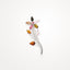 Stunning flower brooch featuring vibrant tourmaline stones, perfect for elevating your style with a touch of luxury.